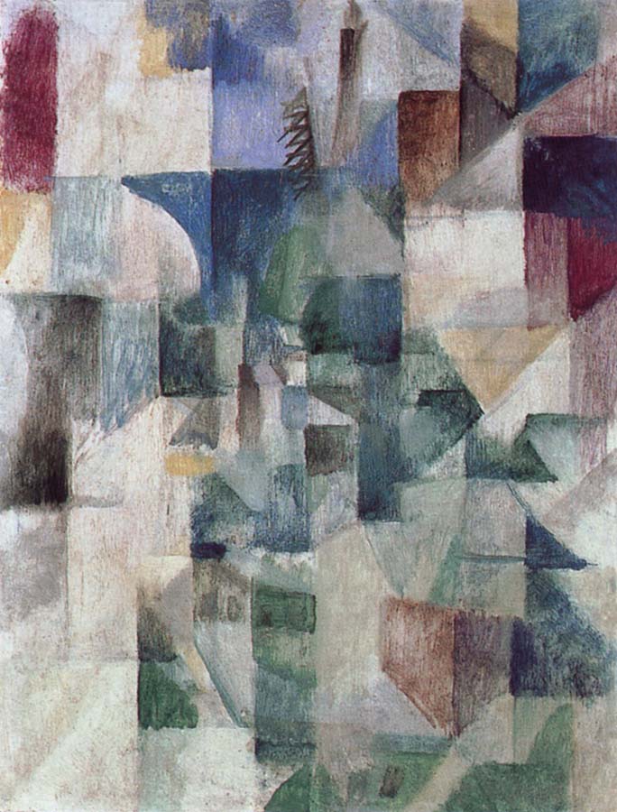 Delaunay, Robert The Window towards to City